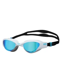 Schwimmbrille in Weiß/ Schwarz