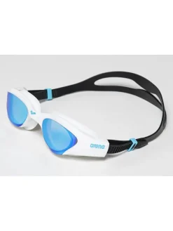 Schwimmbrille in Weiß/ Schwarz