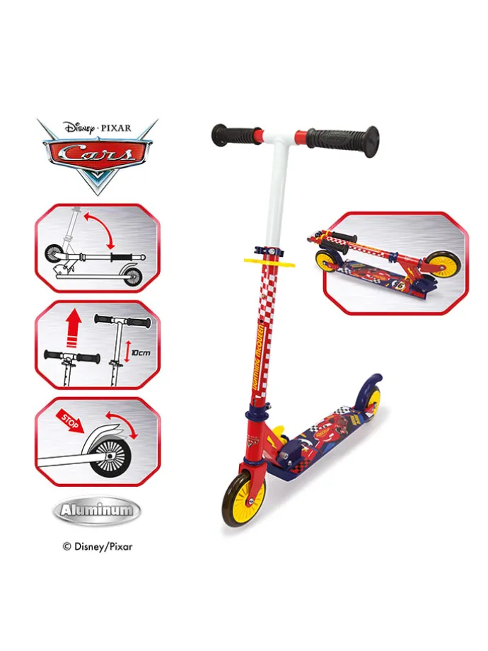 Scooter "Cars" in Rot - ab 5 Jahren