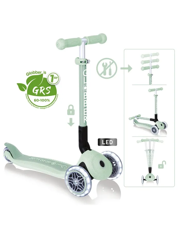Scooter "Globber Junior Foldable" in Grün - ab 2 Jahren