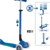 Scooter "Globber primo foldable plus lights" in Blau - ab 3 Jahren