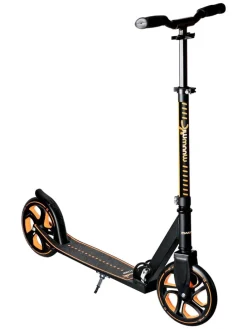 Scooter "Muuwmi Aluminium Scooter Pro 215" in Schwarz/ Orange - ab 5 Jahren