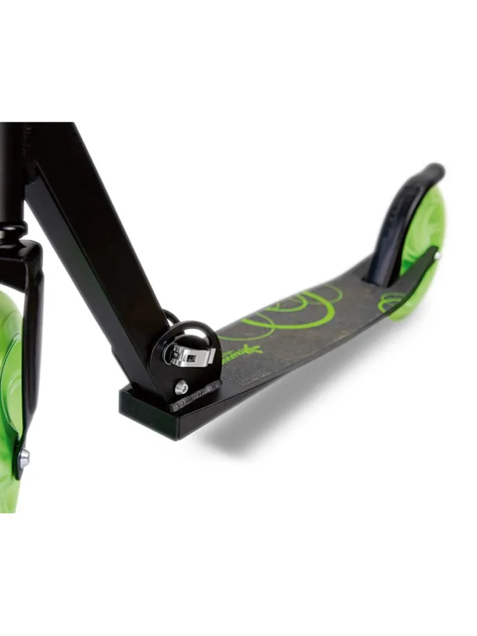 Scooter "muuwmi Lights Aluminium Scooter GLOW" in Grün - ab 5 Jahren