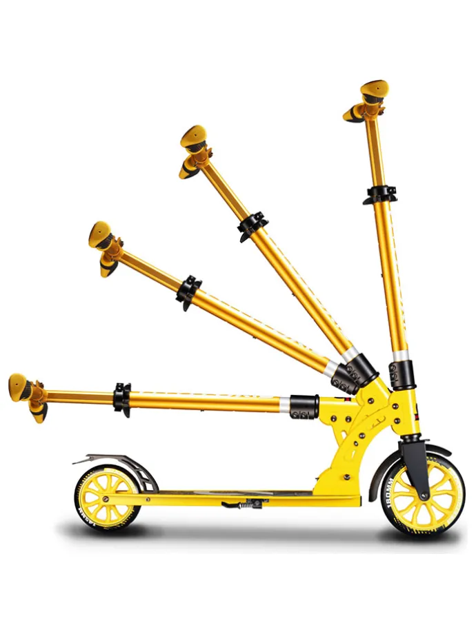 Scooter "Six Degrees Aluminium Scooter Junior 180/145" in Gelb - ab 5 Jahren