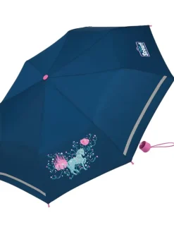 Scout Kinder-Taschenschirm mit reflektierendem Streifen Dreamworld Regenschirm