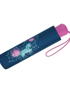 Scout Kinder-Taschenschirm mit reflektierendem Streifen Dreamworld Regenschirm