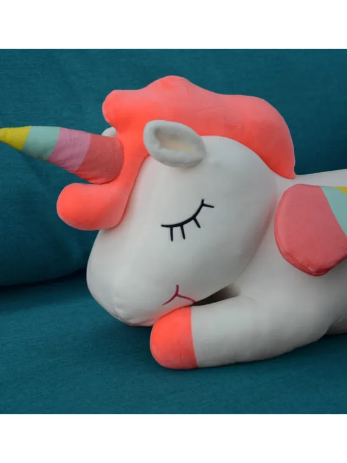 Seitenschläferkissen Einhorn Kissen in Rosa