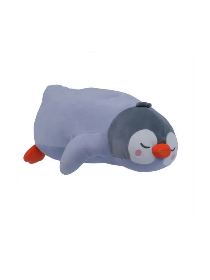 Seitenschläferkissen Pinguin Kissen in Hellblau