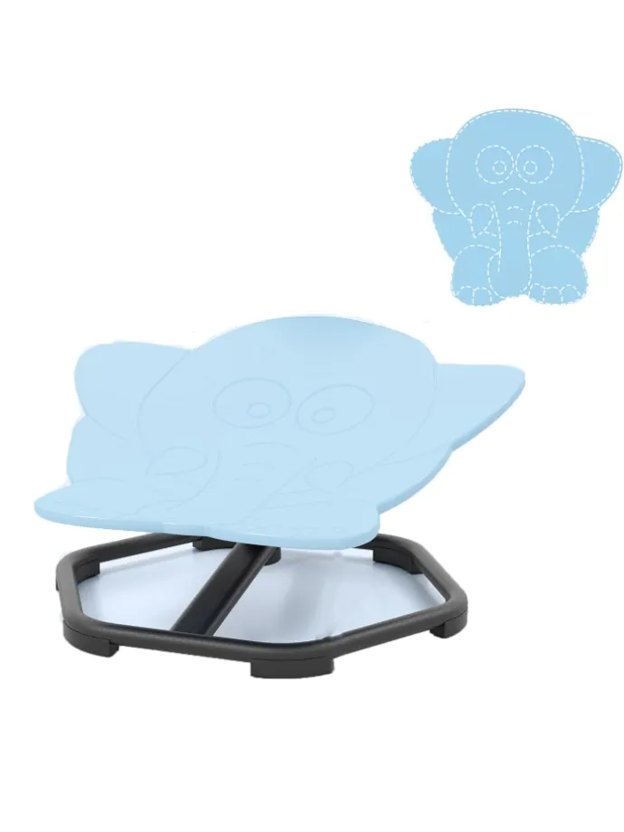 Sensorischer Drehstuhl Kinder in Blau