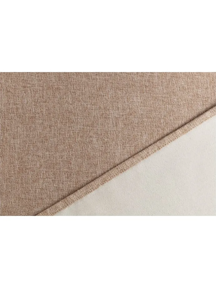 Ösenvorhang "Luxe" in Taupe
