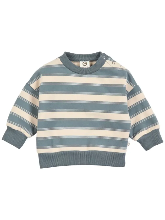 Set aus Babyshirt und Babyleggings in Oak/ Stormy blue