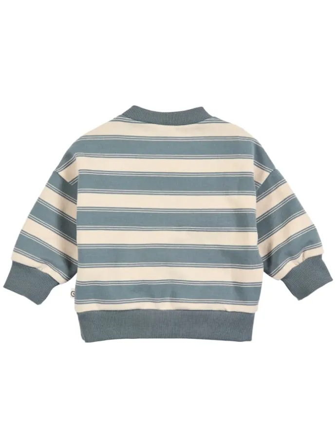 Set aus Babyshirt und Babyleggings in Oak/ Stormy blue