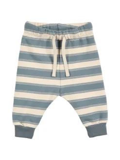 Set aus Babyshirt und Babyleggings in Oak/ Stormy blue
