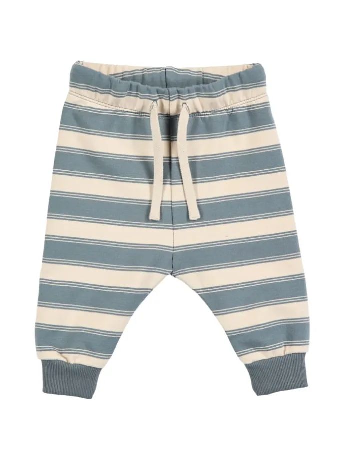 Set aus Babyshirt und Babyleggings in Oak/ Stormy blue