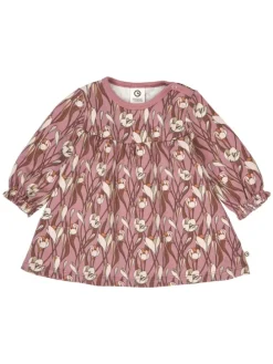 Set aus Langarmkleid und Babyleggings in Nostalgia rose/ Root/ Oak