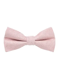 Set bestehend aus Fliege und Einstecktuch in rosa