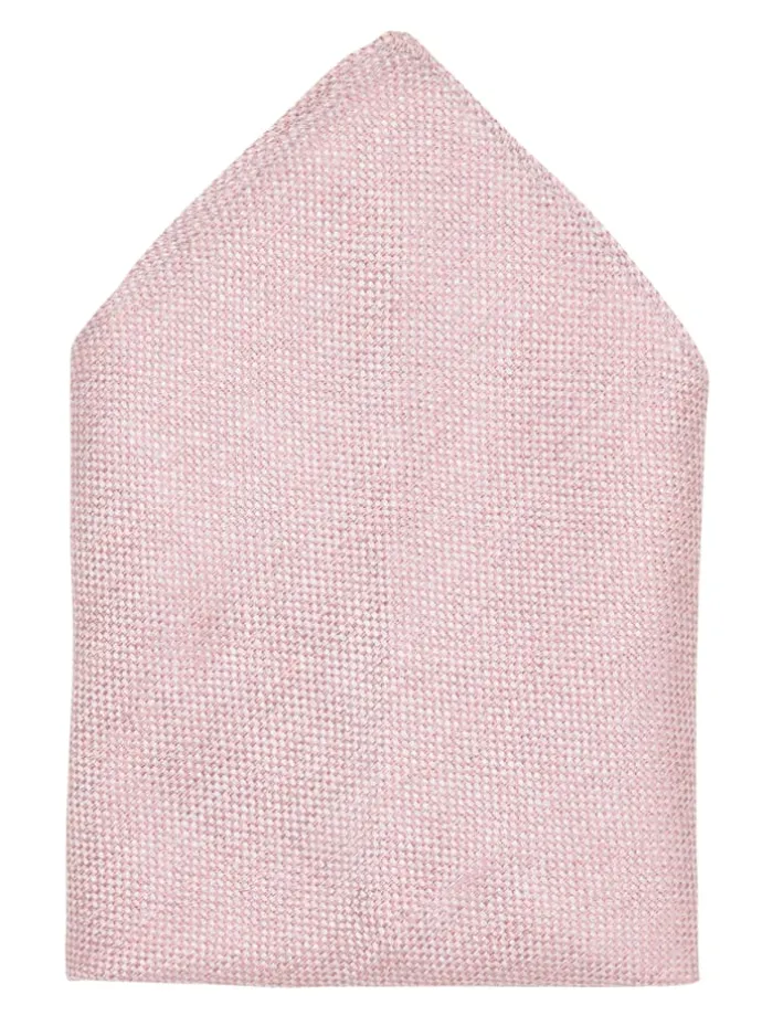 Set bestehend aus Fliege und Einstecktuch in rosa