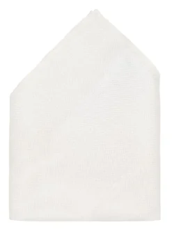Set bestehend aus Fliege und Einstecktuch in creme
