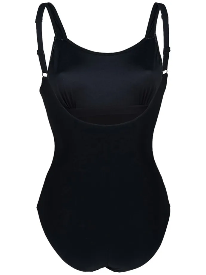 Shape-Badeanzug in Schwarz