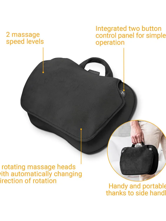 Shiatsu-Massagekissen "MC 850" in Schwarz