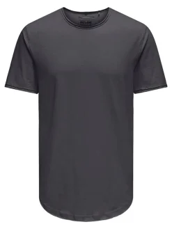 Shirt "Benne" in Dunkelgrau