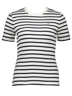 Shirt "Cody" in Weiß/ Schwarz