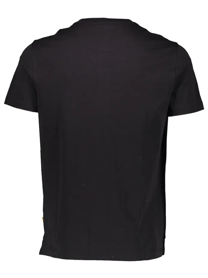 Shirt "Henley" in Schwarz