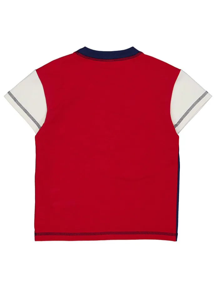 Shirt "Hockey" in Dunkelblau/ Rot