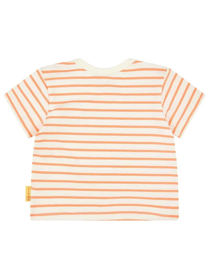 Shirt in Creme/ Orange