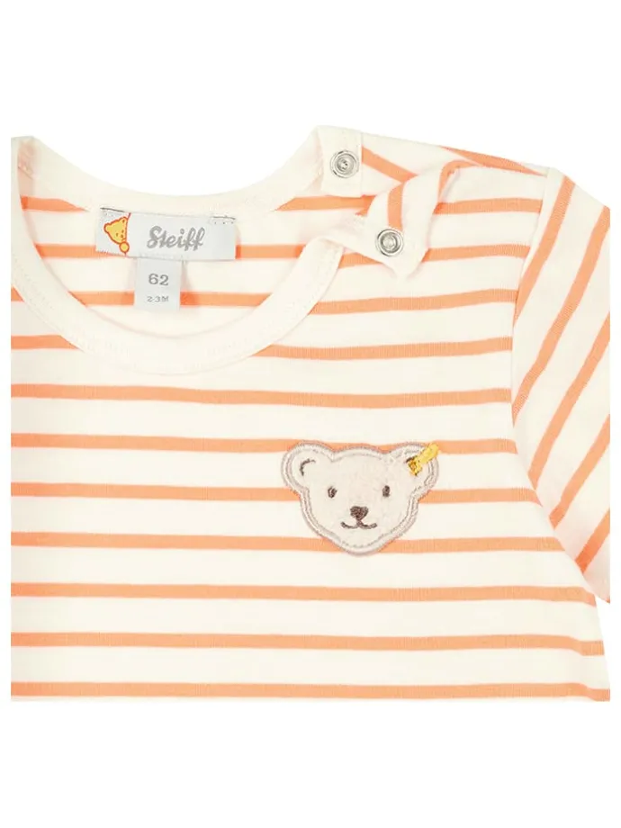 Shirt in Creme/ Orange