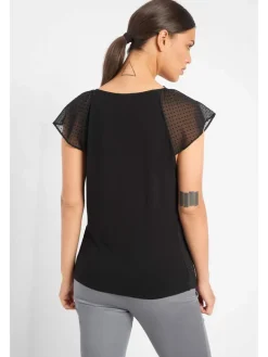 Shirt in Schwarz