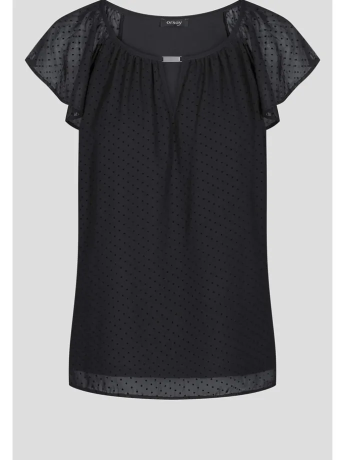 Shirt in Schwarz