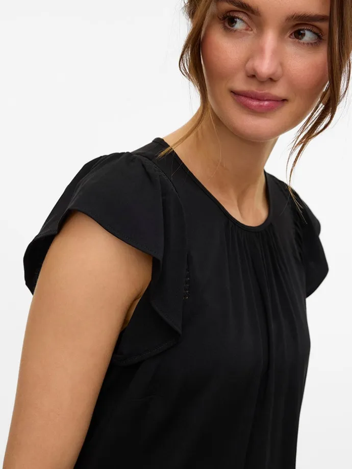 Shirt in Schwarz