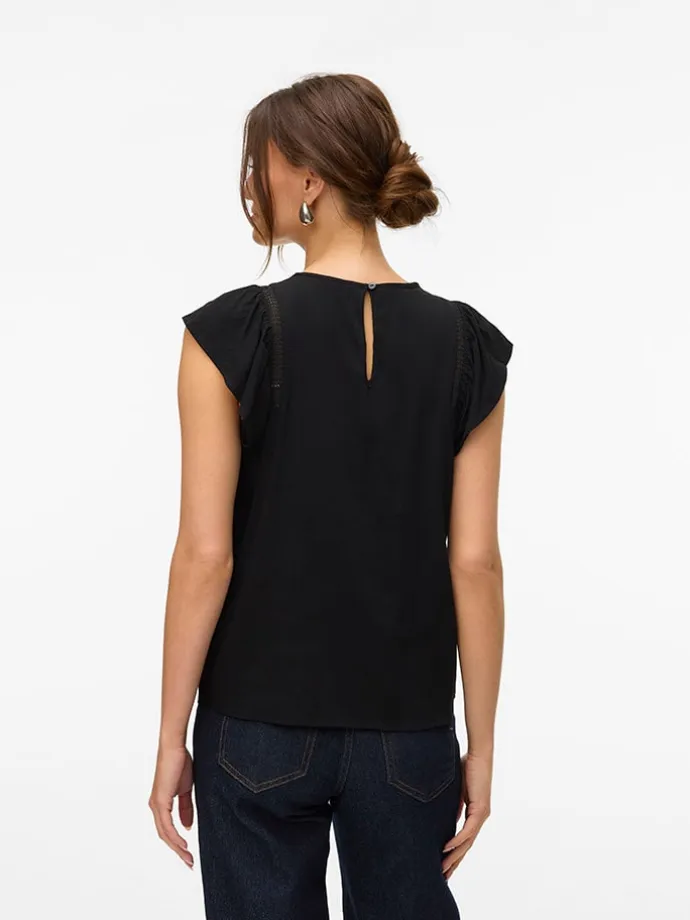 Shirt in Schwarz