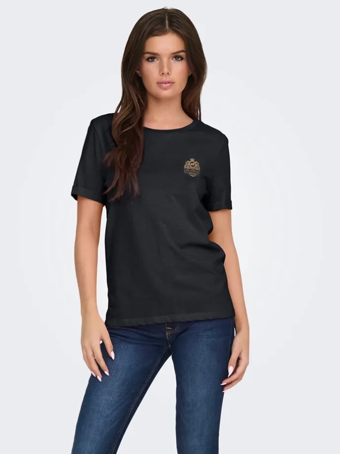 Shirt in Schwarz