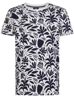 Shirt in Schwarz/ Weiß