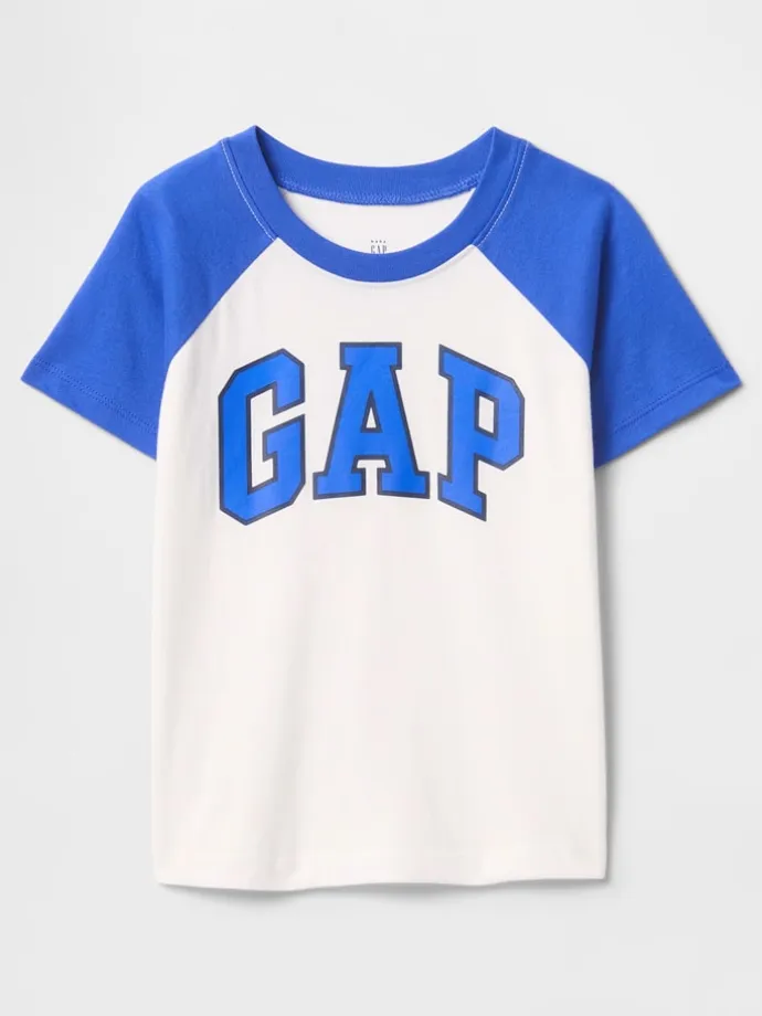 Shirt in Weiß/ Blau