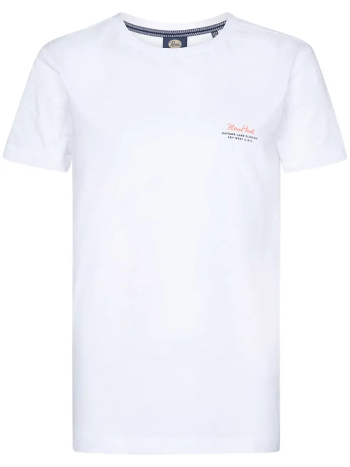 Shirt in Weiß/ Bunt