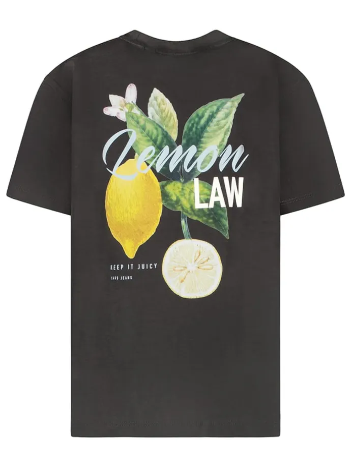 Shirt "Lemonlaw" in Schwarz