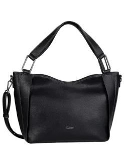 Shopper "Brianne" in Schwarz - (B)40 x (H)24,5 x (T)14 cm