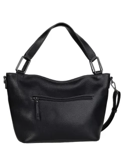 Shopper "Brianne" in Schwarz - (B)40 x (H)24,5 x (T)14 cm