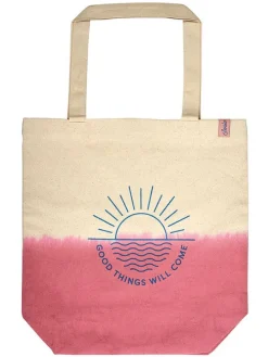 Shopper "Good Things" in Beige/ Pink