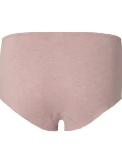 Short Cotton Melange in Bark Melange