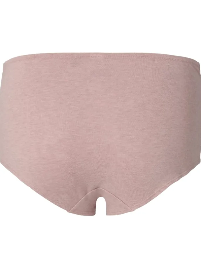 Short Cotton Melange in Bark Melange