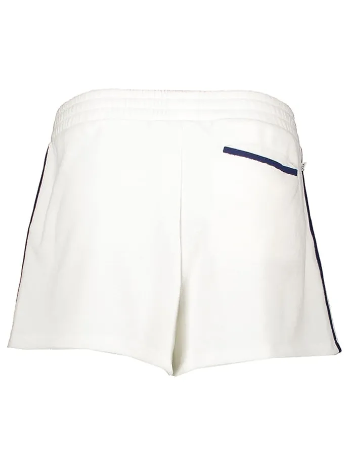 Shorts "Towel" in Weiß/ Dunkelblau