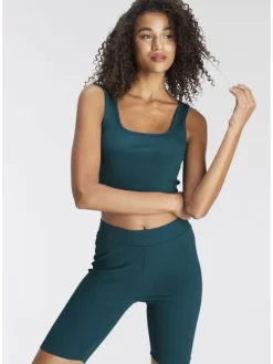 Shorty in blau