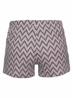 Shorty in pink-dunkelblau-gemustert