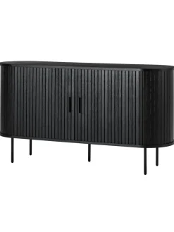 Sideboard BARAWOH in Eiche Schwarz