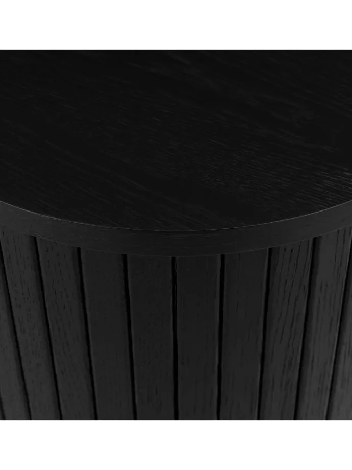 Sideboard BARAWOH in Eiche Schwarz