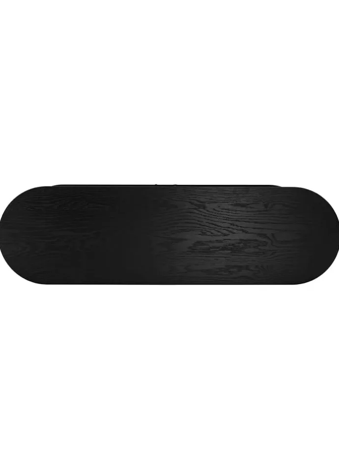 Sideboard BARAWOH in Eiche Schwarz